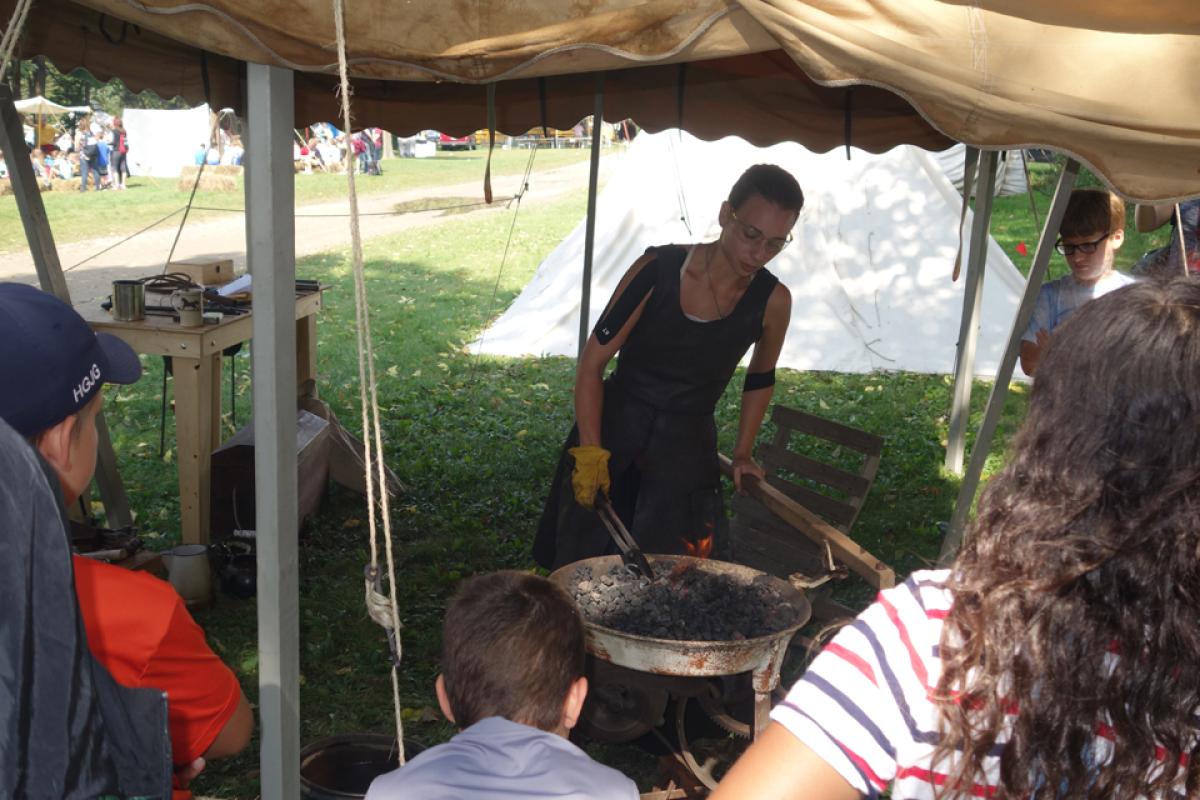 Blacksmith at River Rendezvous 2019.jpg Blacksmith at River Rendezvous 2019