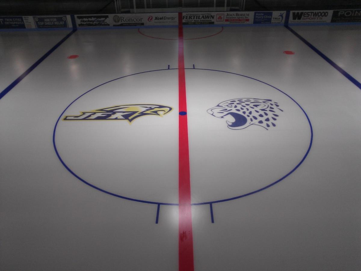 BIG Logos Jefferson & Kennedy Logos at Ice Garden