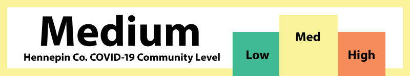 Hennepin County Covid-19 Community Level is Medium