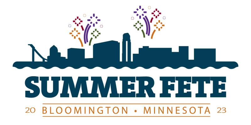Summer Fete 2023 Logo for Web and Social