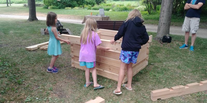 Log Cabin Kids Pond House