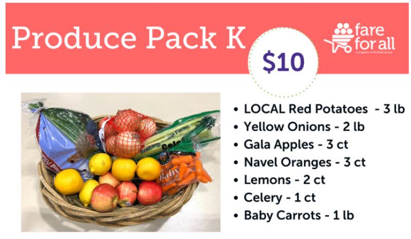 Fare For All Produce Pack October 2023