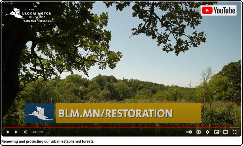 Urban Forest Restoration YouTube ScreenShot June 2024