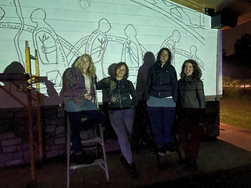 OCAB night tracing progress photo