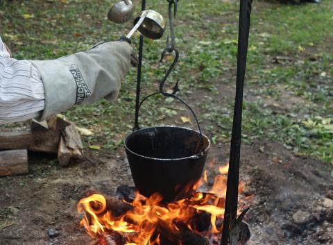 Maple Sugaring Outdoors