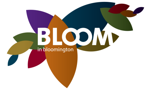 Bloom in Bloomington logo