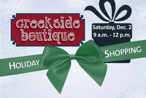 Creekside Boutique Holiday Sale Graphic 2023