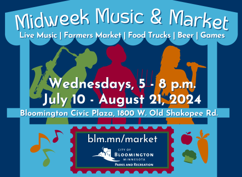 Midweek Music & Market 2024 Graphic