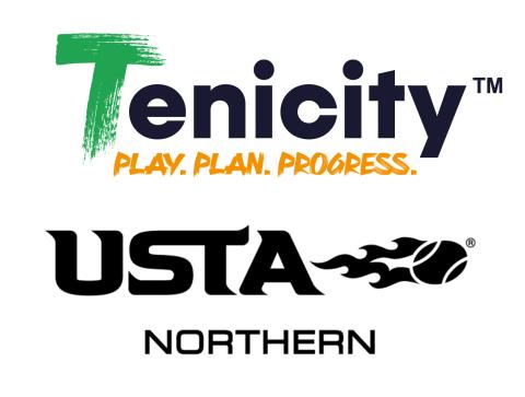Tenicity + USTA Northern logos