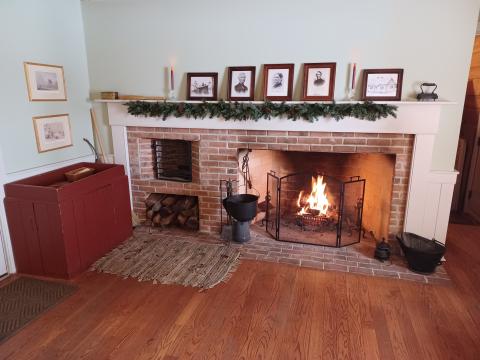 Pond Pre-emption House Fireplace