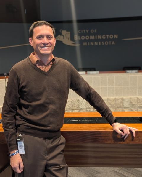 Bloomington City Manager Zach Walker