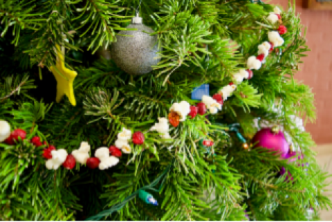 cranberry and popcorn garland