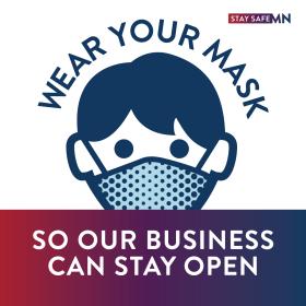 Mask up social post