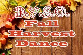 Dance Your Socks Off Fall Harvest Dance November 2023 graphic