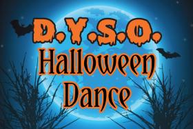 Dance Your Socks Off Halloween Dance October 2023 graphic