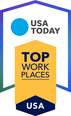 USA Today Top Work Places logo