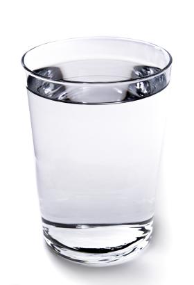 Glass of water